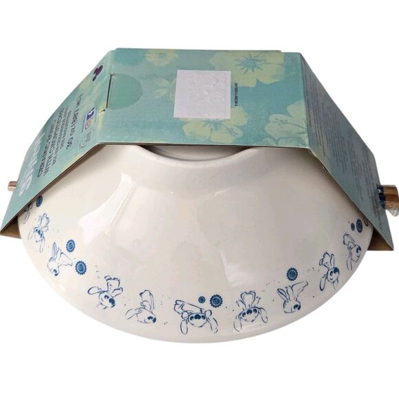 Disney Stitch Ceramic Ramen Noodle Bowl with Chopstick Set of 3pc 30oz - Picture 12 of 14